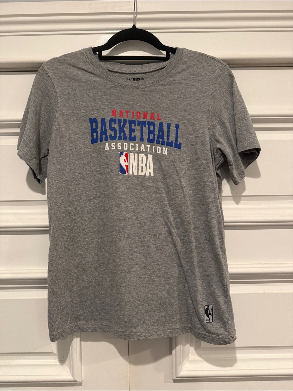 NBA Gray Kids Short Sleeve 'Basketball Association' Graphic Tee